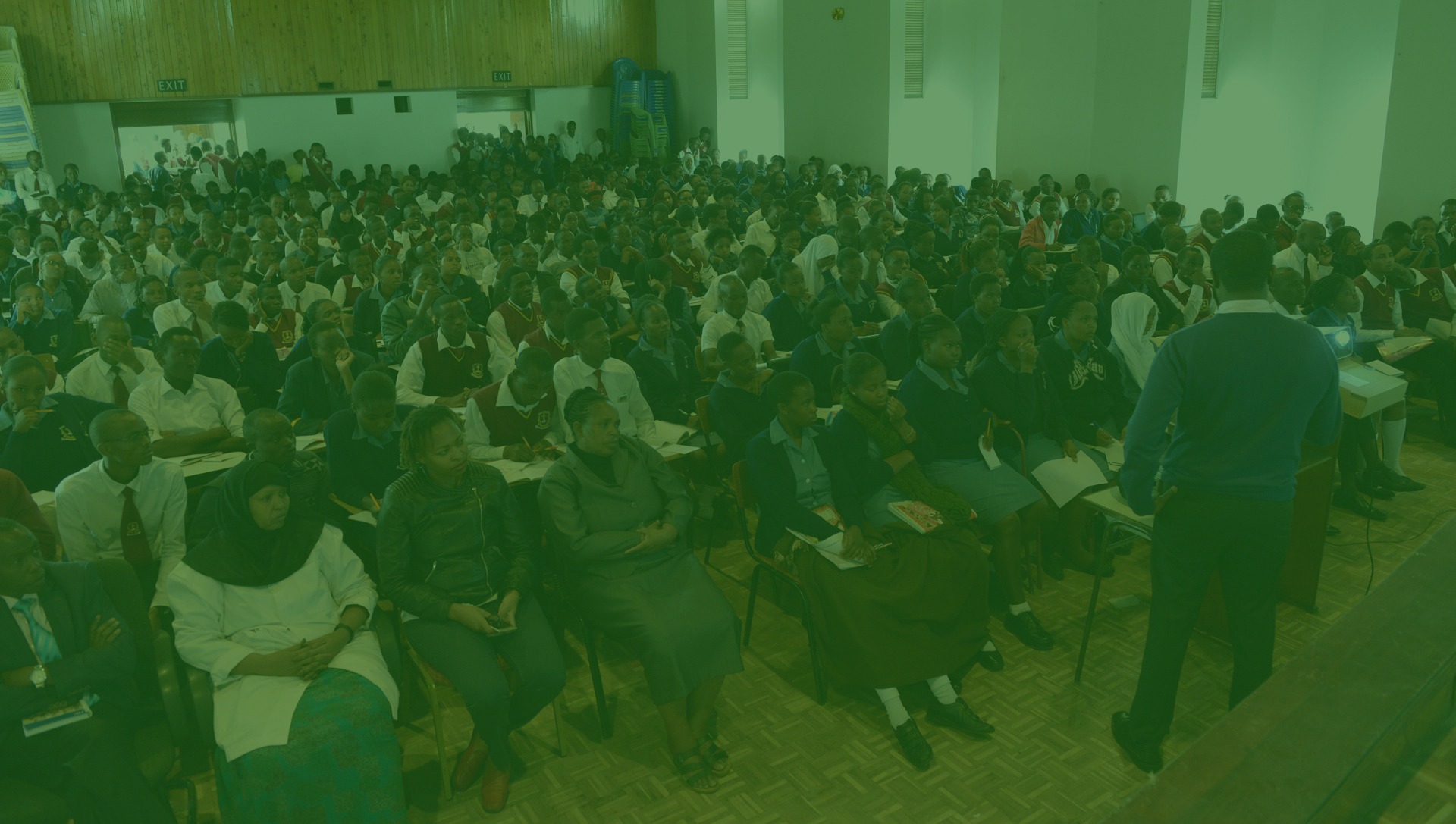 people in a business meeting